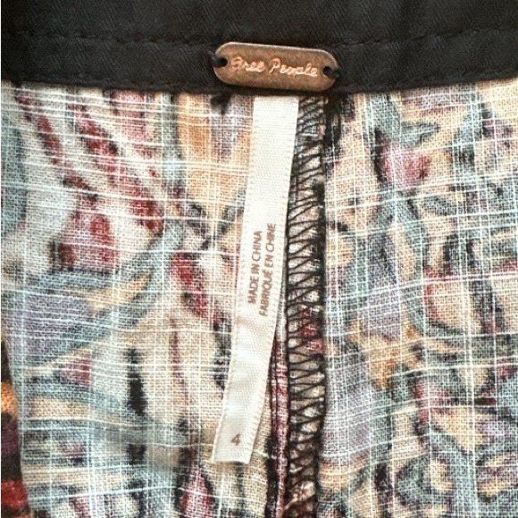 Free People Maui Wide-Leg Capri Cropped Pants size 4 - Picture 6 of 6